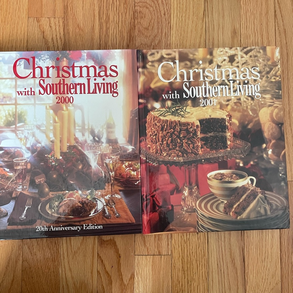 Christmas with Southern Living Books 2000 & 2001.